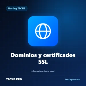 Dominios y certificados SSL — Hosting TECSIS | TECSIS PRO