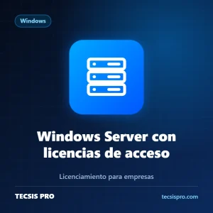 Windows Server con licencias de acceso — Windows | TECSIS PRO